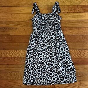 Diane Von Furstenburg for Target Floral Kids Dress in Black and White